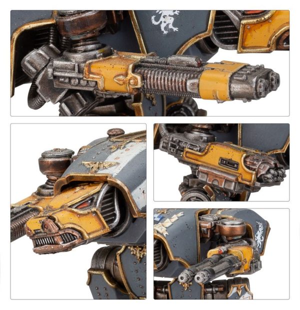Legions Imperialis: Warhound Scout Titans with Turbo-Laser Destructors and Vulcan Mega-Bolters