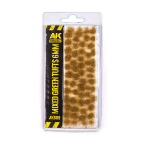 Mixed Green Tufts 6mm