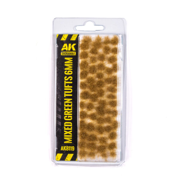 Mixed Green Tufts 6mm