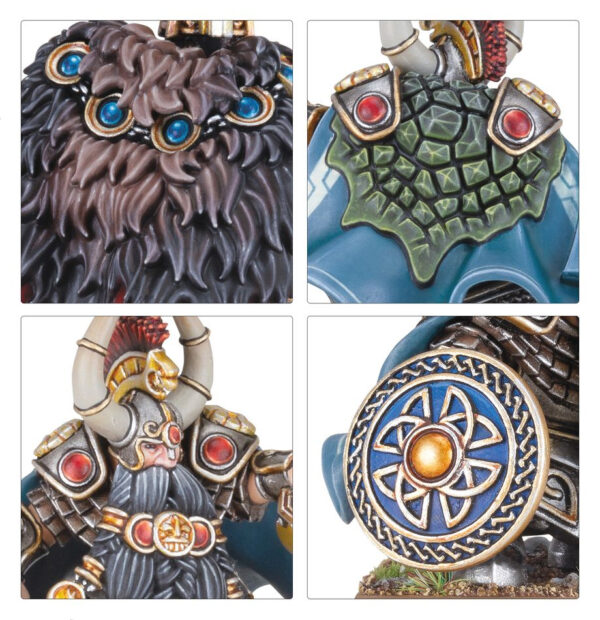 Dwarfen Mountain Holds: Dwarf Lords with Shieldbearers