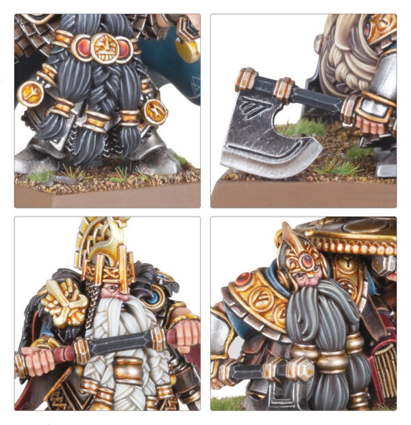 Dwarfen Mountain Holds: Dwarf Lords with Shieldbearers