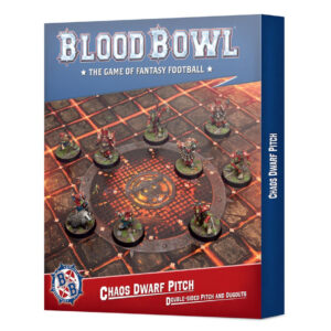 Blood Bowl: Chaos Dwarf Team Pitch Dugouts Set