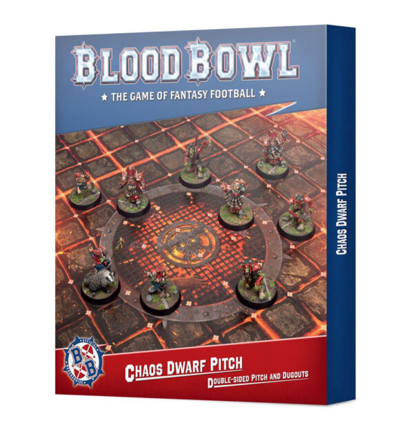 Blood Bowl: Chaos Dwarf Team Pitch Dugouts Set