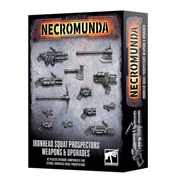 Necromunda: Ironhead Squat Prospectors Weapons and Upgrades