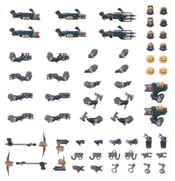 Necromunda: Ironhead Squat Prospectors Weapons and Upgrades