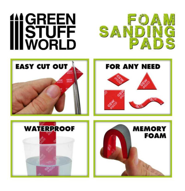 Foam Sanding Pads 2000 grit