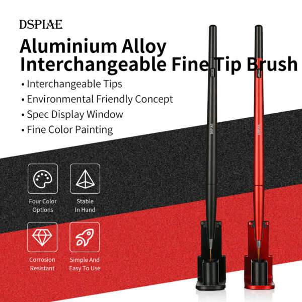 Fine Brush Stand (Red)