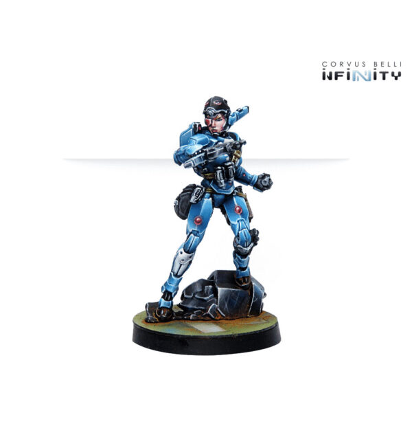 Panoceania: Patsy Garnett, Orc Troops Varuna Div. NCO (Submachine Gun)